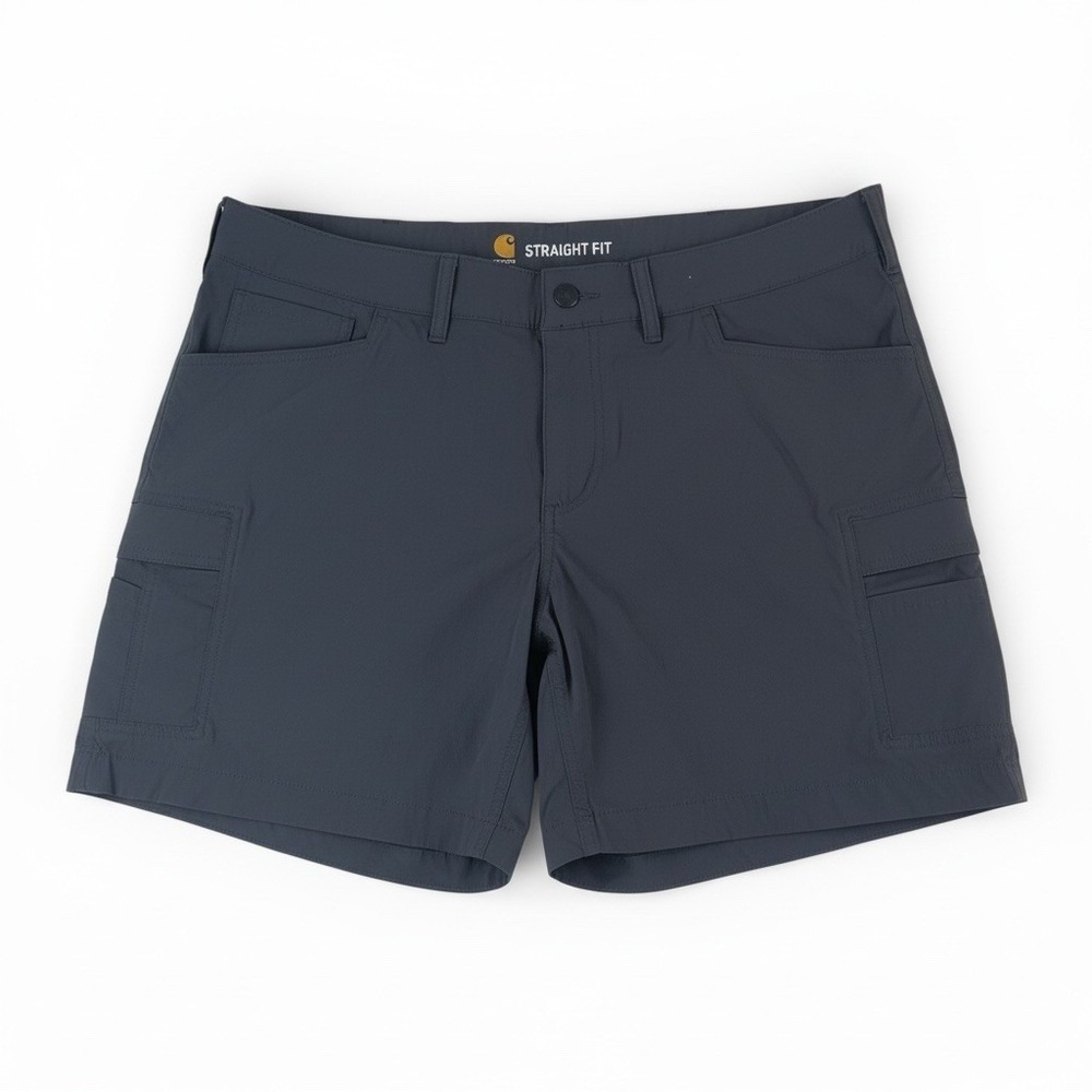Carhartt Rugged Flex Relaxed Fit Canvas Boxy Work Short Women's 16 Dark Gray 5"